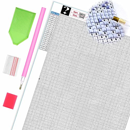 LOMSIOY DIY Mystery Diamond Painting Set 5D Diamant Painting Mysteriös Random Surprise Square Full Drill Strass Stickerei Kreuzstich Diamant Malerei Kristall Erwachsene Home Wall Décor