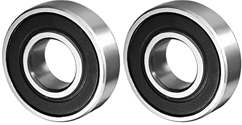 QUARKZMAN 6001-2RS 12x28x8mm Kugellager x 2Stk. Hoch Kohlenstoffstahl für Maschinen und Werkzeuge Doppelt versiegelt