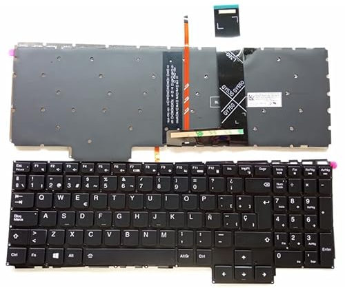 YANHAO RU/US/UK/SP/GR Nuova Tastiera for Laptop for Lenovo Ideapad Gaming 3-15ARH05 3-15IMH05 Y7000 R7000 retroilluminato Y7000P 2020H 2020 Anni [Facile da installare] (Color : SP Backlit)