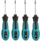 Fixinus Juego de destornilladores triangulares de 4 piezas, 3.0 mm, kit de herramientas de reparación de destornilladores triangulares para juguetes y desmontaje de batería