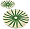 ARTIGIANATO VULCANO Piatto marocchino in ceramica set da 2