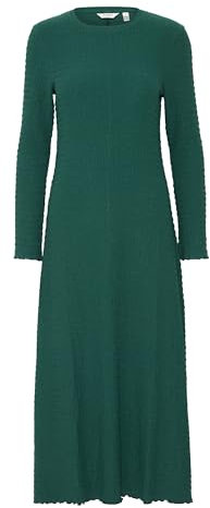 b.young BYPabla Damen Kleid Webkleid Freizeitkleid mit Rundhals-Ausschnitt leicht elastisch Regular fit, Größe:S, Farbe:Sea Moss (195030)