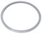 Elastischer Silikon-Dichtungsring, geeignet für Edelstahl-Schnellkochtopf, Ersatz-Dichtungsringdichtung, Silikondichtung (24 cm)