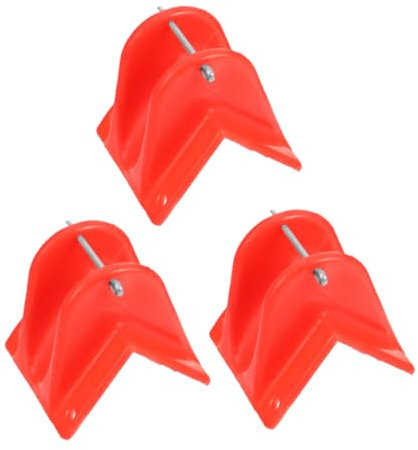 NAMOARLY 3pcs Climbing Rope Protector Rope Attachment Rope Protecting Part Outdoor Climbing Ropes Protector Climbing Ropes Edge Protector Edge Protector for Rope Thickened Pe Red