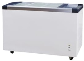 L2G - Congélateur Bahut Professionnel, 355L, Portes Coulissantes, -18°C/-22°C, Stockage Grande Capacité, Idéal pour Aliments Surgelés