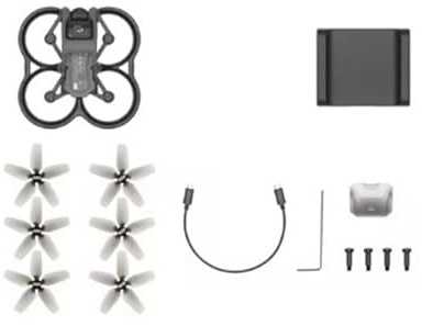 LFGOZSD Für DJI für AVATA 4K/60fps 155° Super-Wide FOV Videos 10km 1080p Low-Latency Videoübertragung FPV(Avata (No Battery))