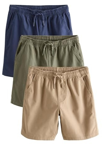 NEXT Jungen Shorts, 3er-Pack