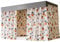 YJZQ Bettvorhang, Hochbett, Dekoration für Kinderzimmer, staubdicht, blickdicht, für Bett, Schlafsaal, Vorhang, Schatten für Etagenbett, 1,15 m