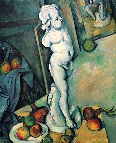 Ölgemälde handgefertigt €50-2000 von Lehrern der Kunstakademien, Gemälde auf Leinwand, 30 berühmte Cezanne-Kunst in Öl, Impressionismus-Stillleben mit Gips-Amor Paul Cezanne, Französisch –6