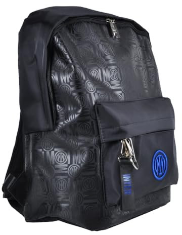 Inter 153415, Zaino Unisex-Adulto, Nero, Taglia Unica