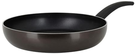 Sitram 716277 poêle Aluminium recyclé NAPPA Marron Ø 30 cm H 6 cm - Revêtement anti-adhésif Whitford Xylan 2 couches sans PFOA, Manche thermorésistant soft touch - Tous feux dont induction