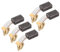 QUARKZMAN 10Pcs 999-043 Escobillas de Carbón para Motor, 18x11x7mm Cepillos de Carbón para Herramienta Eléctrica, Reemplazo de Reparación de Angular Amoladora Mesa Sierra Taladro de Mano