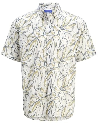JACK & JONES Male Hawaii-Hemd Wide Fit Hawaii-Hemd