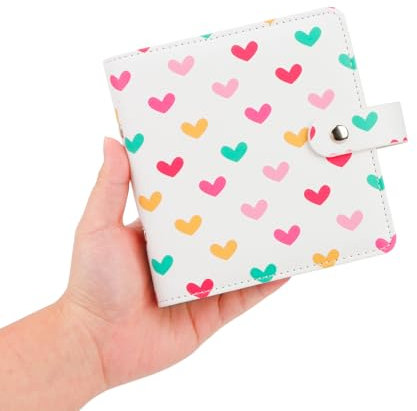 112 Taschen Einhand-Mini-Fotoalbum 2 x 3 tragbarer Kpop-Fotokartenhalter Kompatibel mit Fujifilm Instax Mini Kameras/Polaroid Snap Touch/SocialMatic Sofortbildkameras (1Pack, Weiß)
