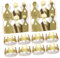 TOYANDONA 12St Kronkorken partyhüte kinder Goldene Partyhüte Papierhüte für Party Partyhüte für Kinder Partykronen für Erwachsene königlicher Königshut -Duschmütze Party-Dekorationshüte