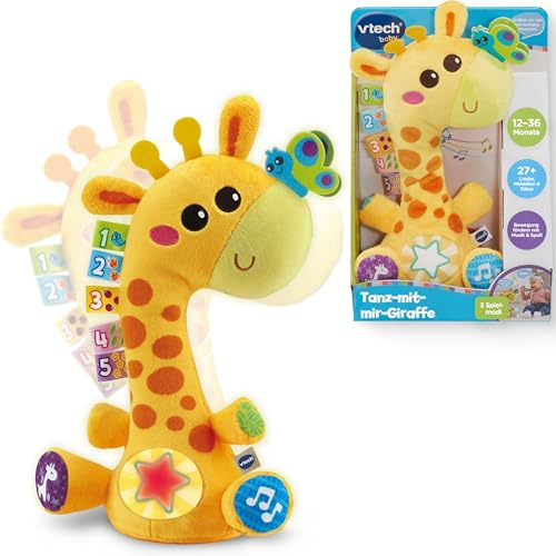 VTech Baby Tanz-mit-Mir-Giraffe - Interaktives Plüschtier mit Musik