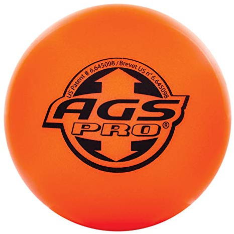 FRANKLIN - AGS Streethockey Ball NHL I Ball für Roller- und Inlinehockey I Outdoor Ball mit Active-Gravity-System I speziell gedämpfte Flüssigkeit im Ballinneren I mittelhart I hitzetauglich - Orange