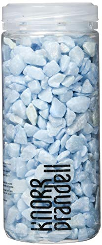 Knorr Prandell 218236210 Dekosteine 9-13 mm 500 ml, Farbe: hellblau