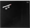 Nobo - Petit Tableau Blanc Mural Carré, Surface Magnétique en Verre Effaçable à Sec, Sans Cadre, Fixations Invisibles, 300 x 300 mm, Feutre Marqueur et Aimants Inclus, Noir, 1903950