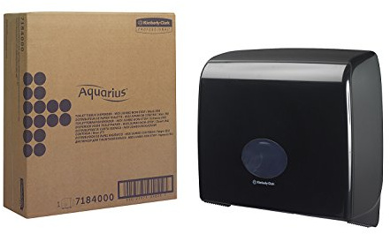Aquarius, 7184, Jumbo Nonstop-Toilettenpapierspender, Schwarz, 1 x 1 Spender