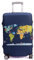Maddy's Home Nette Gepäck-Schutzhülle Kofferabdeckung Katze für 23-32 Zoll Koffer (Map, XL (Fit 29-32 Suitcase))