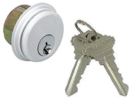 McAvory Cylinder Locks - Mixed (Double Cylinder, Aluminum Silver, 1 Pack)