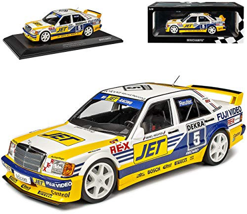 Mercedes-B C-Klasse 190E W201 2.5-16 EVO 1 Team MS-Jet Manuel Reuter DTM 1989 1982-1993 limitiert 1 von 354 1/18 Minichamps Modell Auto mit individiuellem WUN..