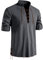 LucMatton Herren Retro Schnürung Mittelalter Kostüm Shirts für Halloween Cosplay Wikinger Pirat Steampunk Vampir Renaissance Gothic Viktorianische Kleidung Grau Mittel