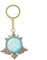 Genshin Luminous Key charms Toy Impact Mondstadt Vision Cryo Keychain Gold Game Figure Key Chain Pendant Keyring Genshin ​Character Cosplay Accessories Eye of God, gelb, M