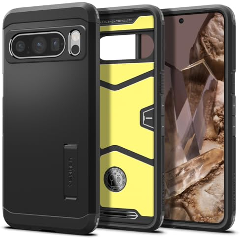 Spigen Tough Armor Hülle Kompatibel mit Google Pixel 8 Pro -Schwarz