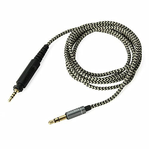 DAGIJIRD Durable Headphone Audio Nylon Cable Replacement for Shure SRH840 SRH940 SRH440 SRH750DJ