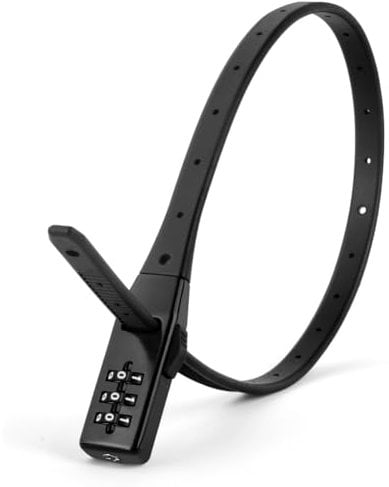Flintronic Lucchetto Combinazione per Casco, Antifurto per Bicicletta, Serratura per Bicicletta Portatile, Lucchetto Antifurto 47cm, Lucchetto Bici con a 3 Cifre per Casco Bicicletta Scooter