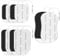 Comfytemp TENS Machine Pads for Model K6105 K6106, 10 Packs TENS Unit Replacement Pads with 3 Sizes, Reusable Self Adhesive Electrodes Pads, Non-Irritating Design for Muscle Stimulator Electrotherapy