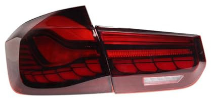 LMYSLCDW Auto Rückleuchten für BMW 3Series F30 320 328 F35 2012-2019,Auto Rückleuchten Heckleuchte Baugruppe Linke Rechte Bremslicht hinten Signal Lenkung Rücklicht Gehäuse Ersetzen Zubehör,Left