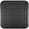 Tapis De Douche, 48 x 48 cm Tapis Antidérapant avec Ventouses, Résistant au Lavage en Machine, Tapis Antidérapant en PVC, Tapis de Baignoire Antidérapant, pour Douche, Sauna, ou Baignoire, Noir