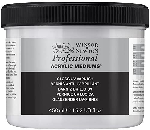 Winsor & Newton - Vernice acrilica lucida, resistente ai raggi UV, 450 ml