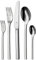 WMF Tavira Besteckset 6 Personen, 30 teilig, Monobloc-Messer, Cromargan Edelstahl poliert, glänzend, spülmaschinengeeignet