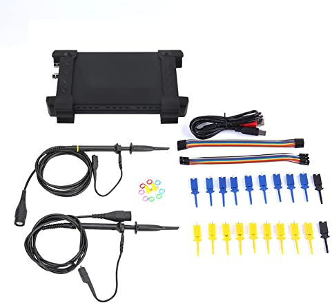 6022BL PC USB Oszilloskop, 20MHz Bandbreite 48MSa/s 1M Speichertiefe 2 Digital + 16 Logik CH Logikanalysator