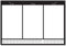 SIGEL HO600 Papier-Schreibunterlage zum Abreißen mit Kalender, ca. DIN A2 - extra groß, 20 Blatt, für Kanban/Scrum, inkl. gratis Haftnotizblock