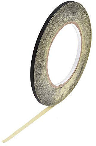 sourcing map Acetat Klebeband Gewebeklebeband 5mm x 30m Selbstklebendes Acetatband für Laptop Elektrische Auto Reparatur Kabelisolierung Kabelschutz Hitzebeständiges Acetat Isolierband Schwarz