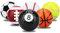 LL-Golf® 6er Set Sport Golfbälle im Fußball, Basketball, Baseball, Billard, Football und Tennis Design/Golfgeschenk/Geschenk für Golfer/Geschenkidee