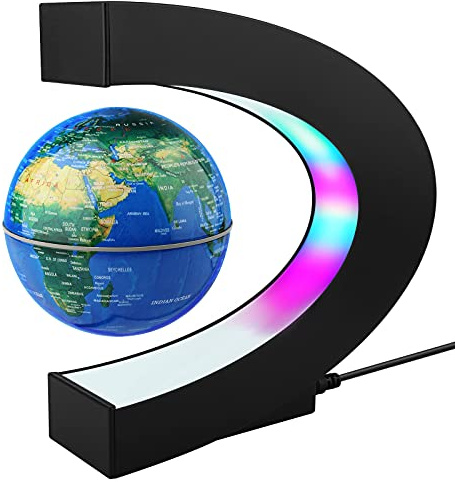 REHAVE Novelty Gifts for Boys, Girls, Magnetic Levitation Floating Globe