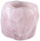 Nupuyai Natural Rose Quartz Raw Stone Votive Pillar Candle Holder, Tea Light Holder Air Plants Holder Candlestick Ornament for Meditation Home Party Decor
