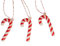 Miniblings 3 Stück Zuckerstange Weihnachtsbaumanhänger Xmas Baumschmuck Weihnachten