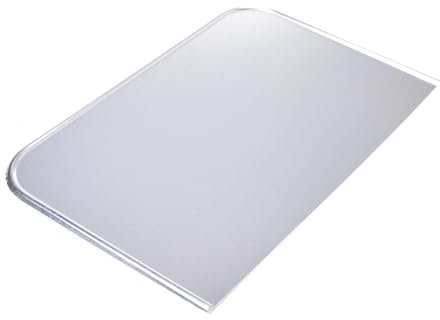 Aqbau® Kaminofen Bodenplatte - Bodenschutz für Feuerstellen, Kaminplatte, Kaminbodenplatte Ofen-Bodenblech Kaminöfen - Robuste Unterlegplatte - Pulverbeschichtung Stahl (Verzinkt, 50 x 66 cm)