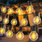 Woolmug Lichterkette Außen, 23M Outdoor Lichterkette Strom 30+3 G40 Glühbirnen LED lichterkette Außen, Wasserdicht Lichterketten Aussen für Weihnachten Hochzeit Party, Warmweiß 3 Stück