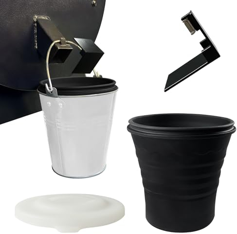 Fettschacht Abdeckung & Fetteimer Liner und Deckel für Traeger Grills Smoker, Traeger Zubehör Kits für Holzpellets Grills, Ironwood 885, Pro 780, Pro Series 22 usw.