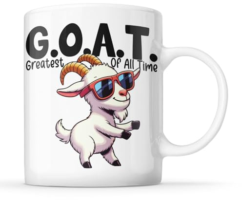 McMug - G.O.A.T. - Greatest of All Time - Funny Goat Mug, Ceramic, 11fl.oz.
