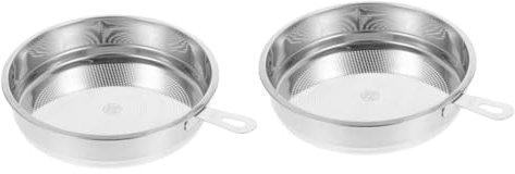Amosfun 2 Pz Accessori coppa filtro olio Forniture per vasetti di olio mestolo filtrante per ristorante olio d'oliva colino Filtro per la pentola dell'olio da cucina Infusore per olio