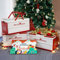 UHAPEER Weihnachten Aufbewahrungsbox mit Deckel, Faltbar Plastikbox 30L x3, Kisten Aufbewahrung Groß, Stapelbar Camping Box, Tragbare Kunststoffbox für Weihnachtsdekoration, Wohn deco, Shop deco